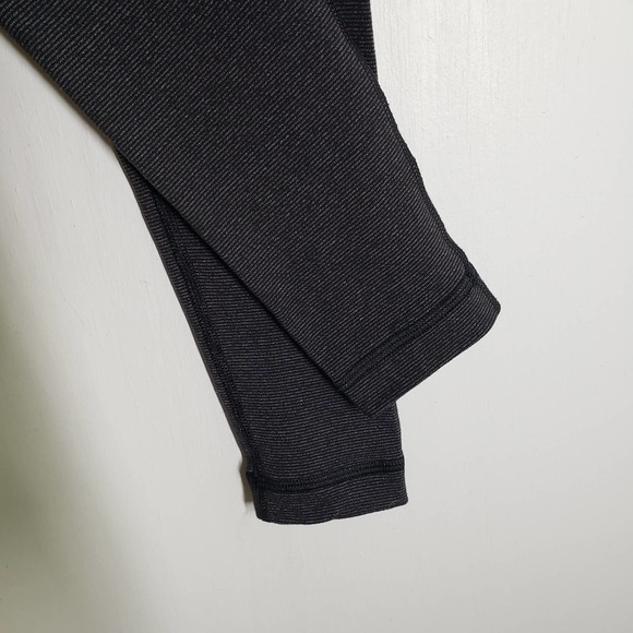 Lululemon Wunder Under Pant High/Low Leggings 2? Wee Stripe Heathered Black - Picture 4 of 11